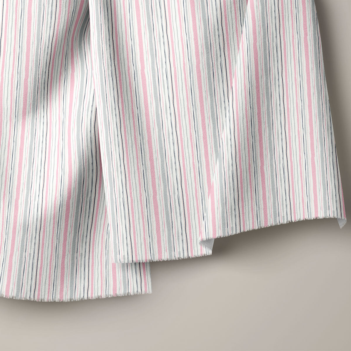 Three Color Combination Stripes Print
