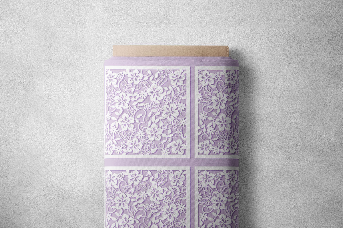Purple Dragon And Eagle Pattern Geometric Print