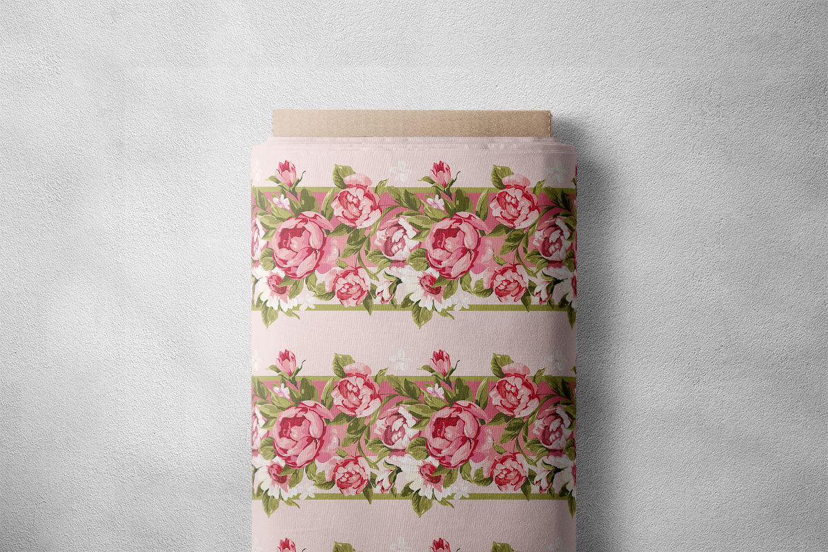 Pale Violet Red Rose Floral Print