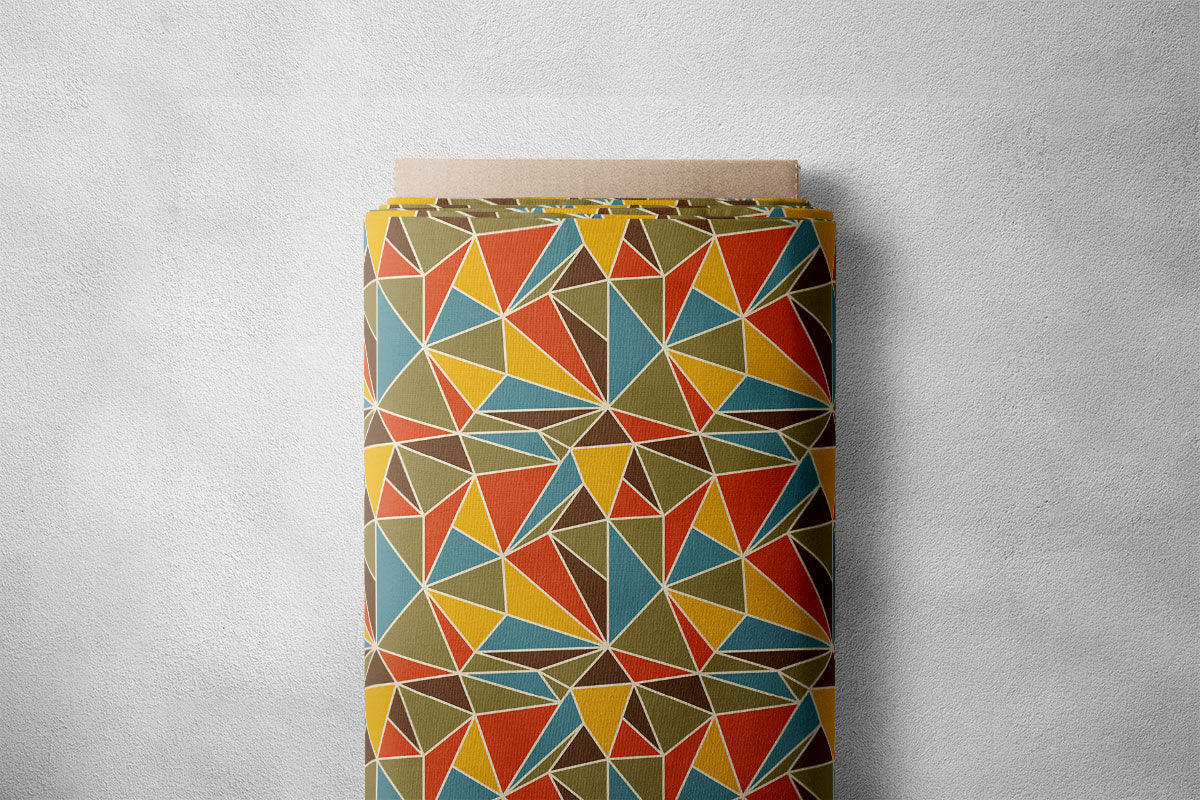 Multicolor Pattern Geometric Print