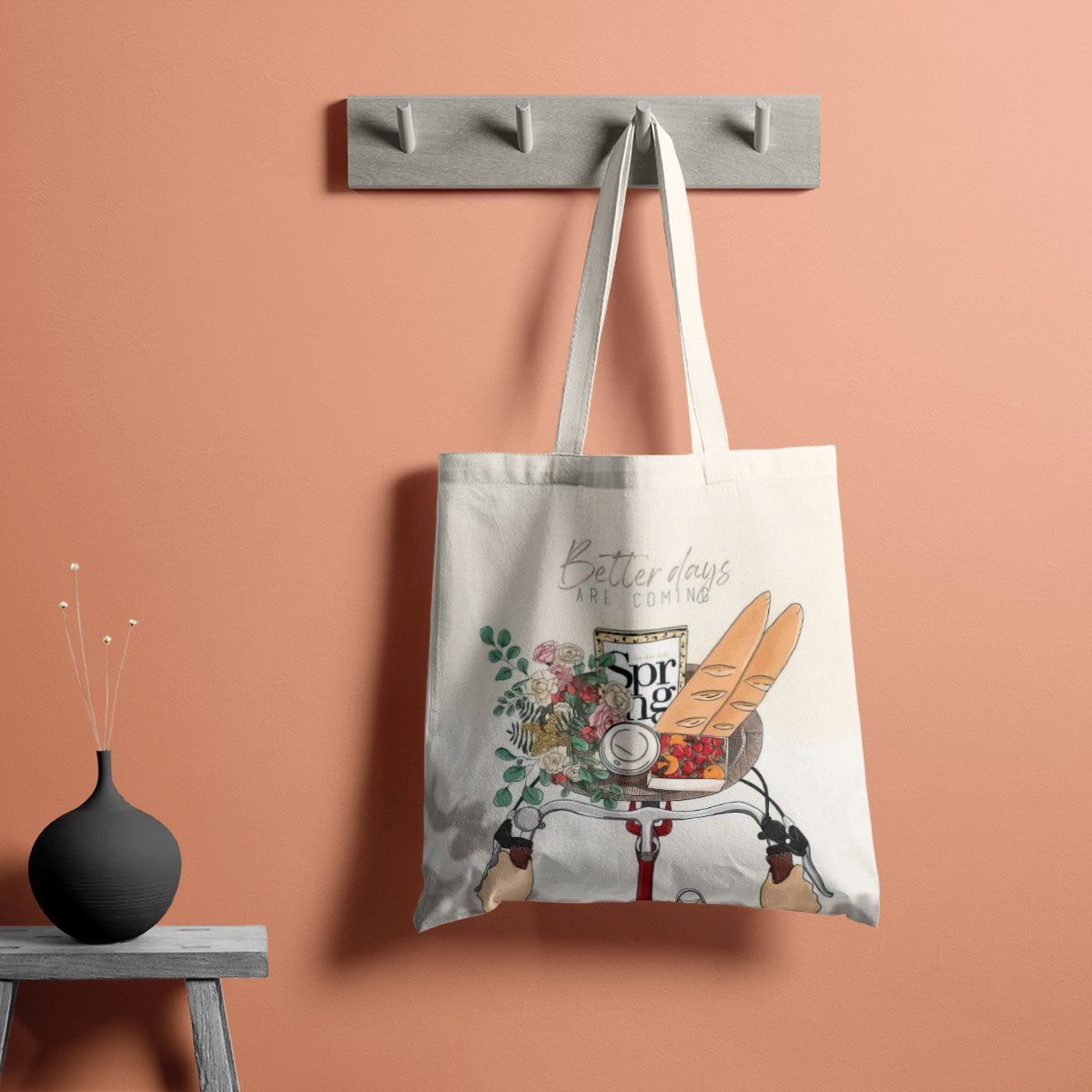 Better Days Canvas Tote Bag