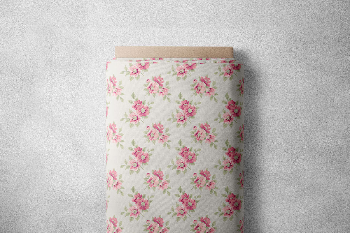 Mandys Pink Primrose Floral Print