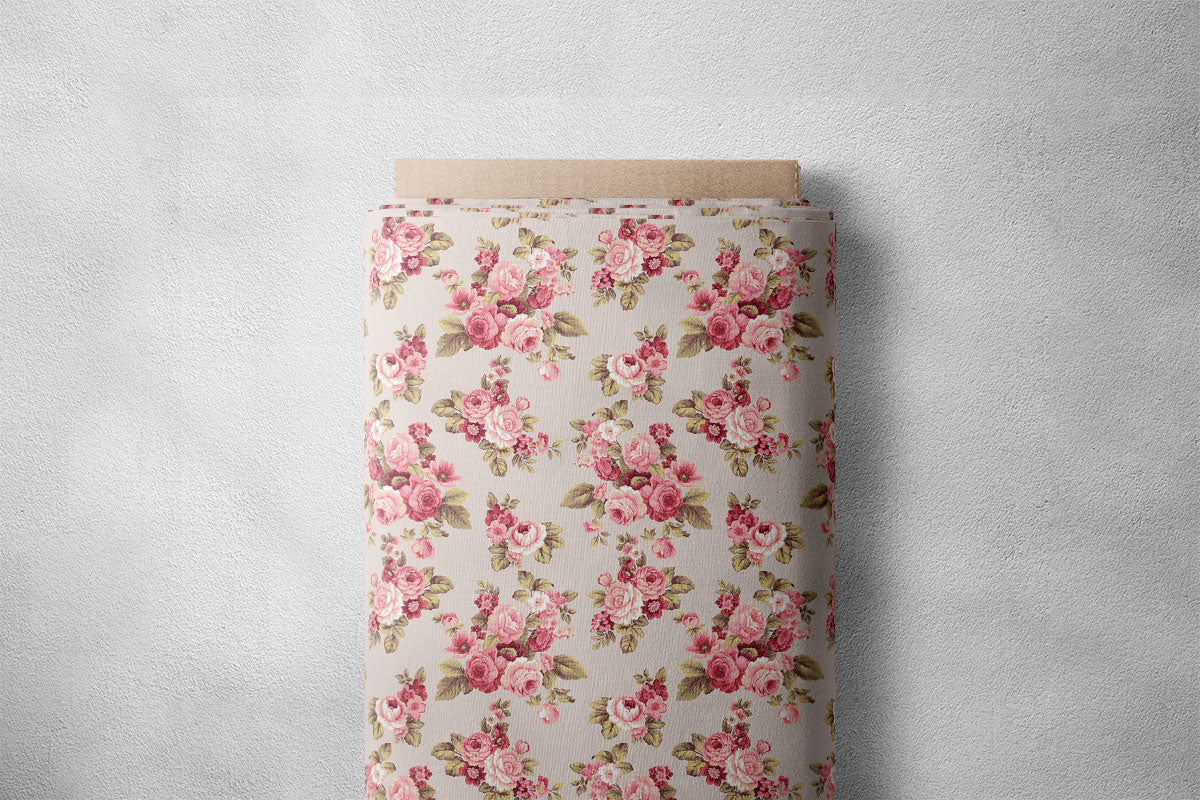 Dusty Pink Floral Print