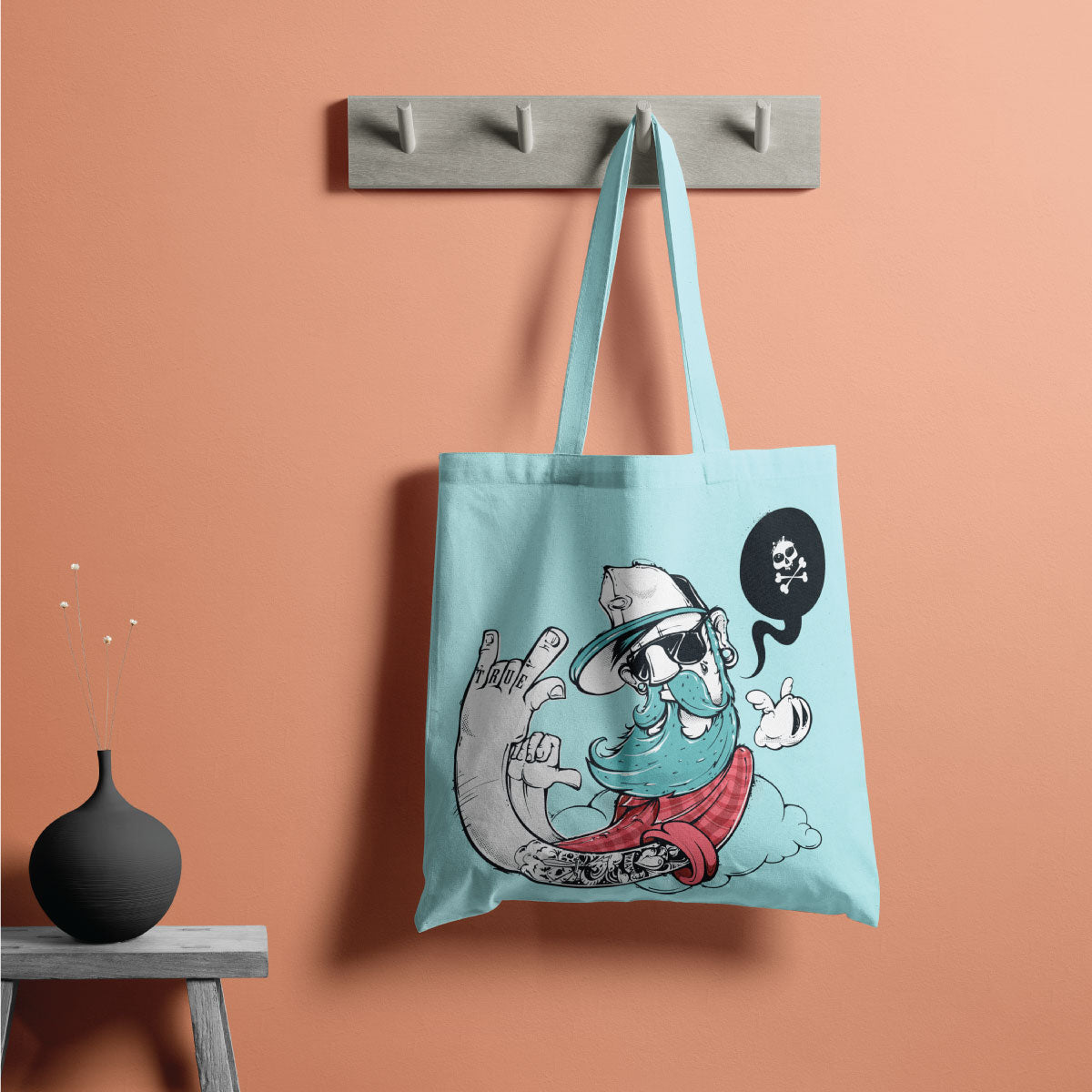 American Highrider Canvas Tote Bag