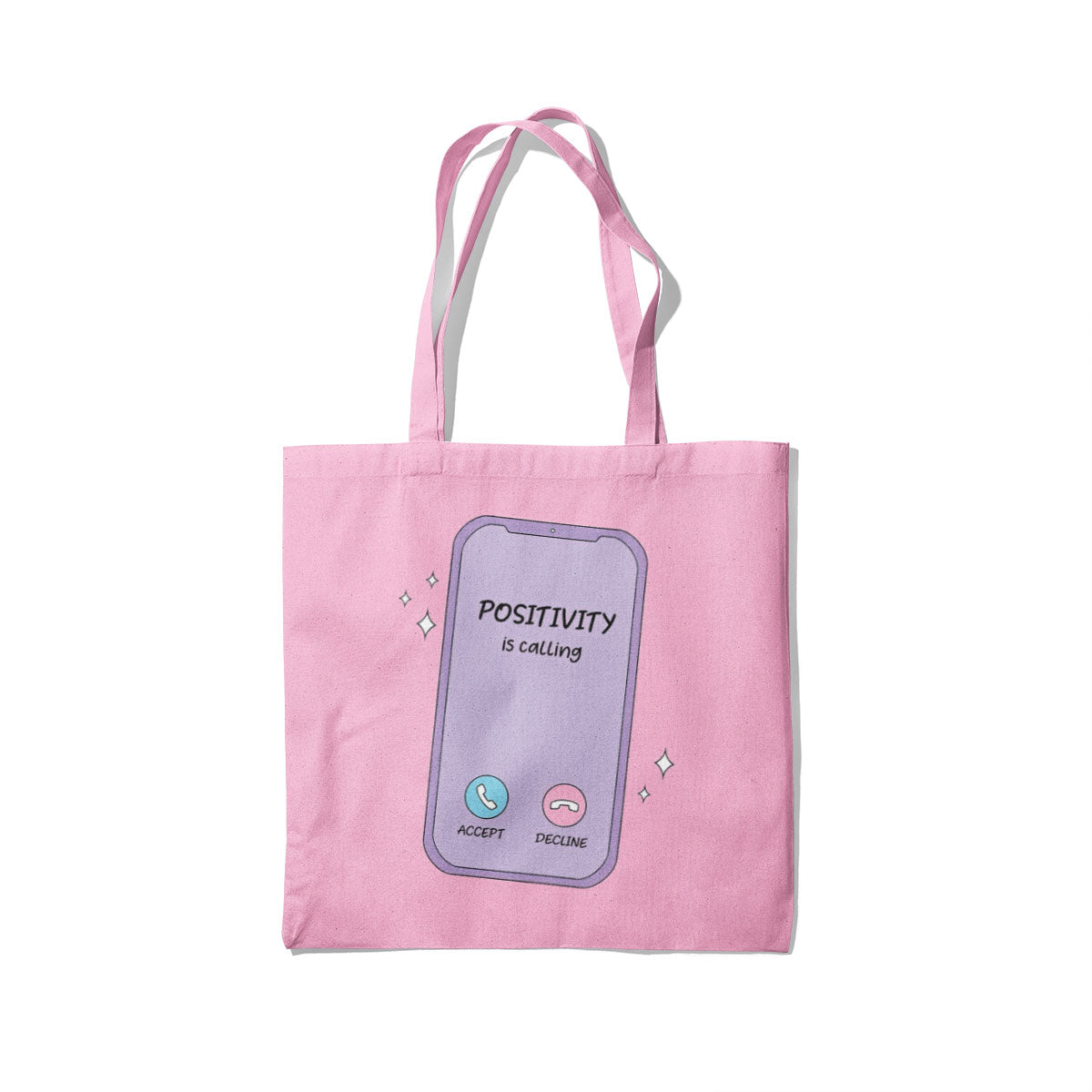 Positivity Canvas Tote Bag