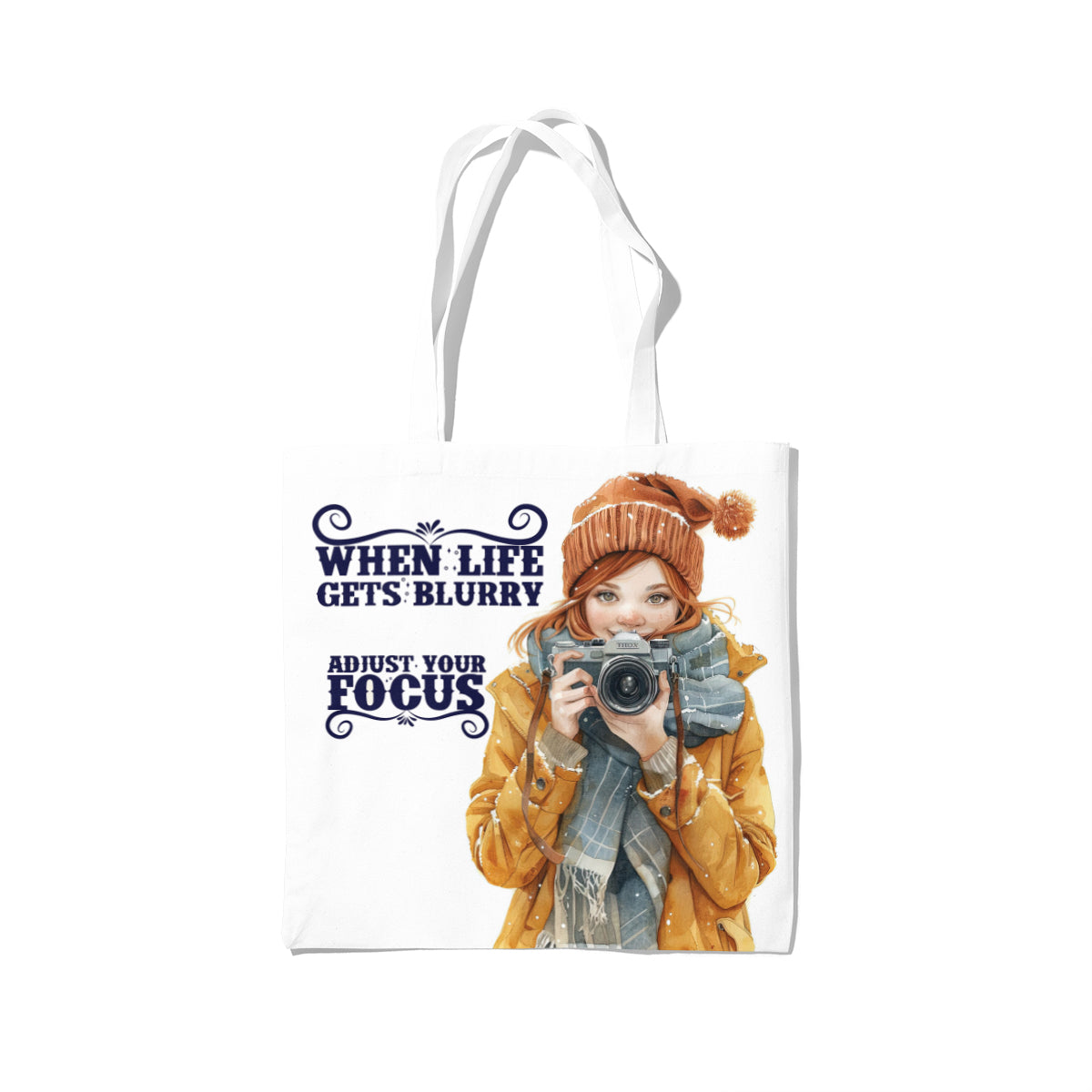 Adjust Your Focus Photographer Quote Tote Bag