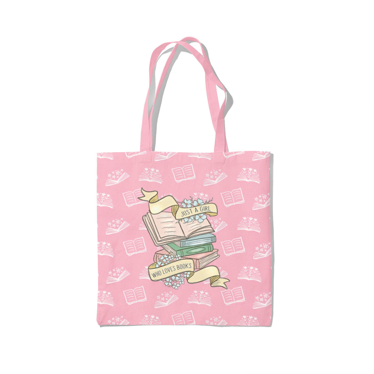 Book Lover Canvas Tote Bag
