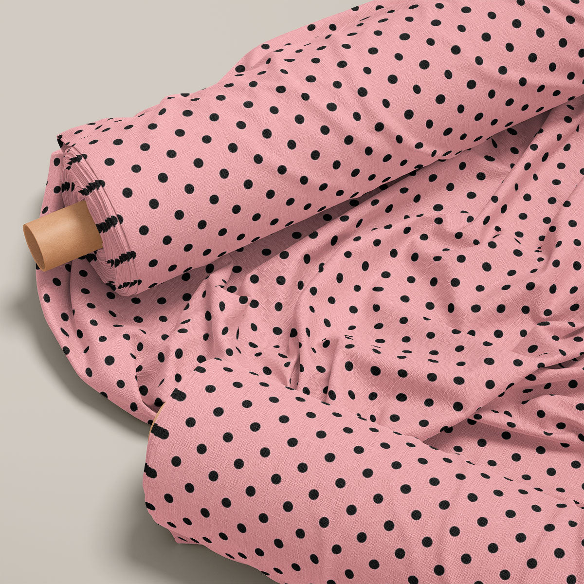 Light Orchid Polka Dots Print
