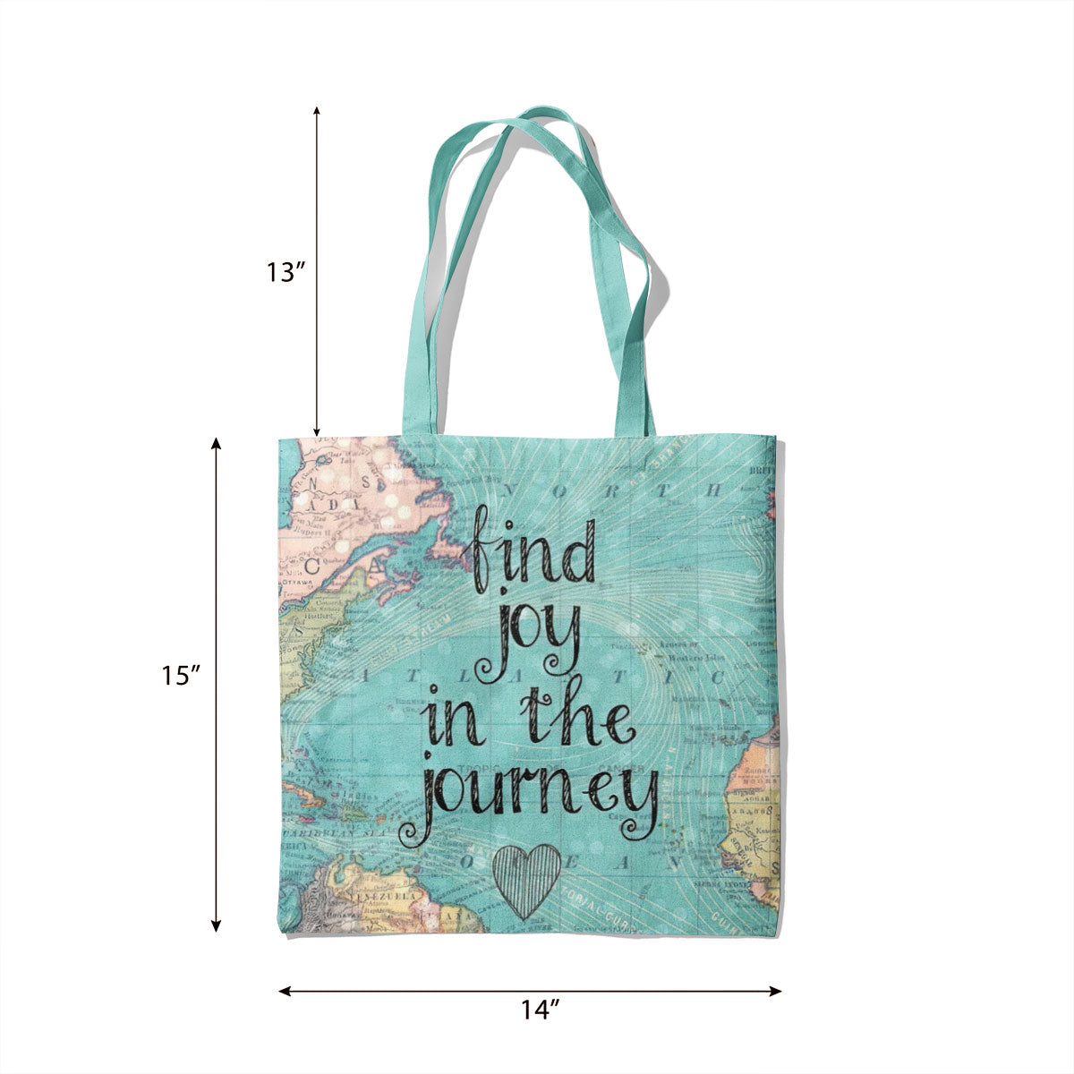 Find Joy In The Journey Canvas Tote Bag