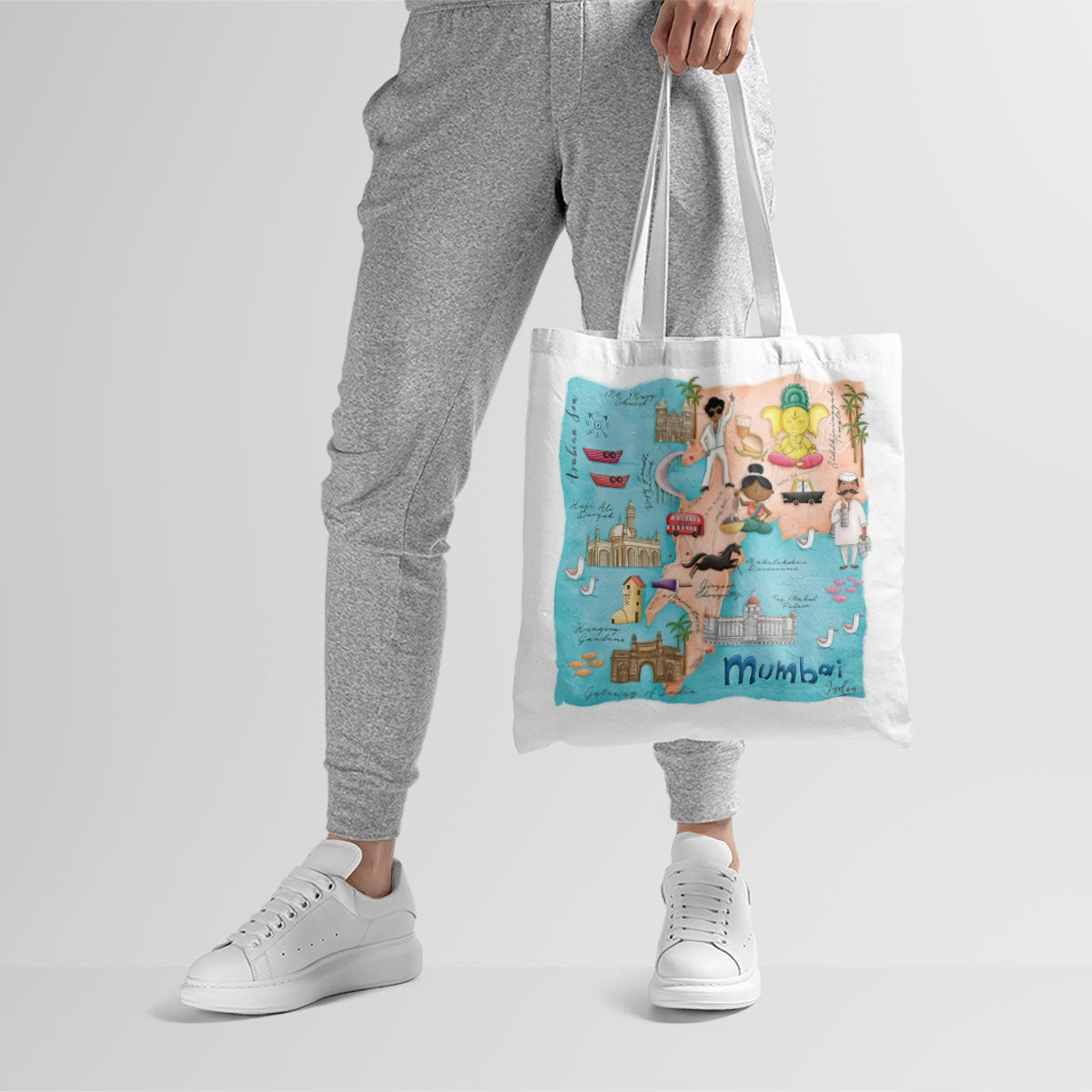 Explore Mumbai Canvas Tote Bag