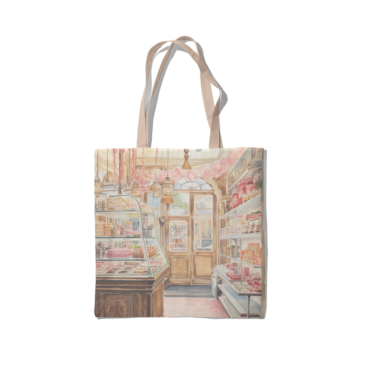 Sweet Pastel Candy Shop Interior Tote Bag