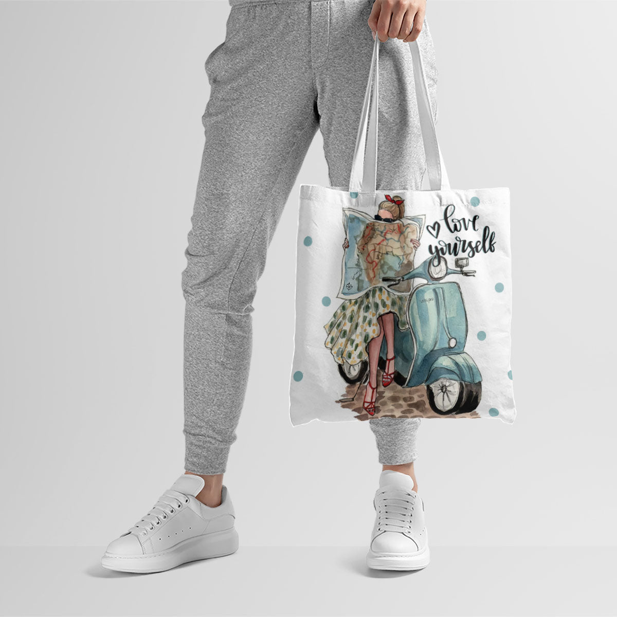 Love Your Self Canvas Tote Bag