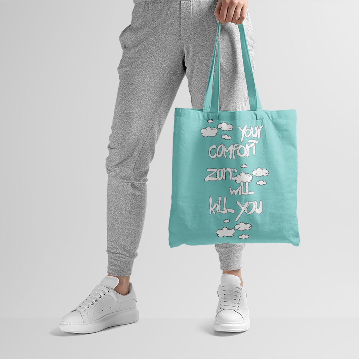 Motivational Canvas Tote Bag