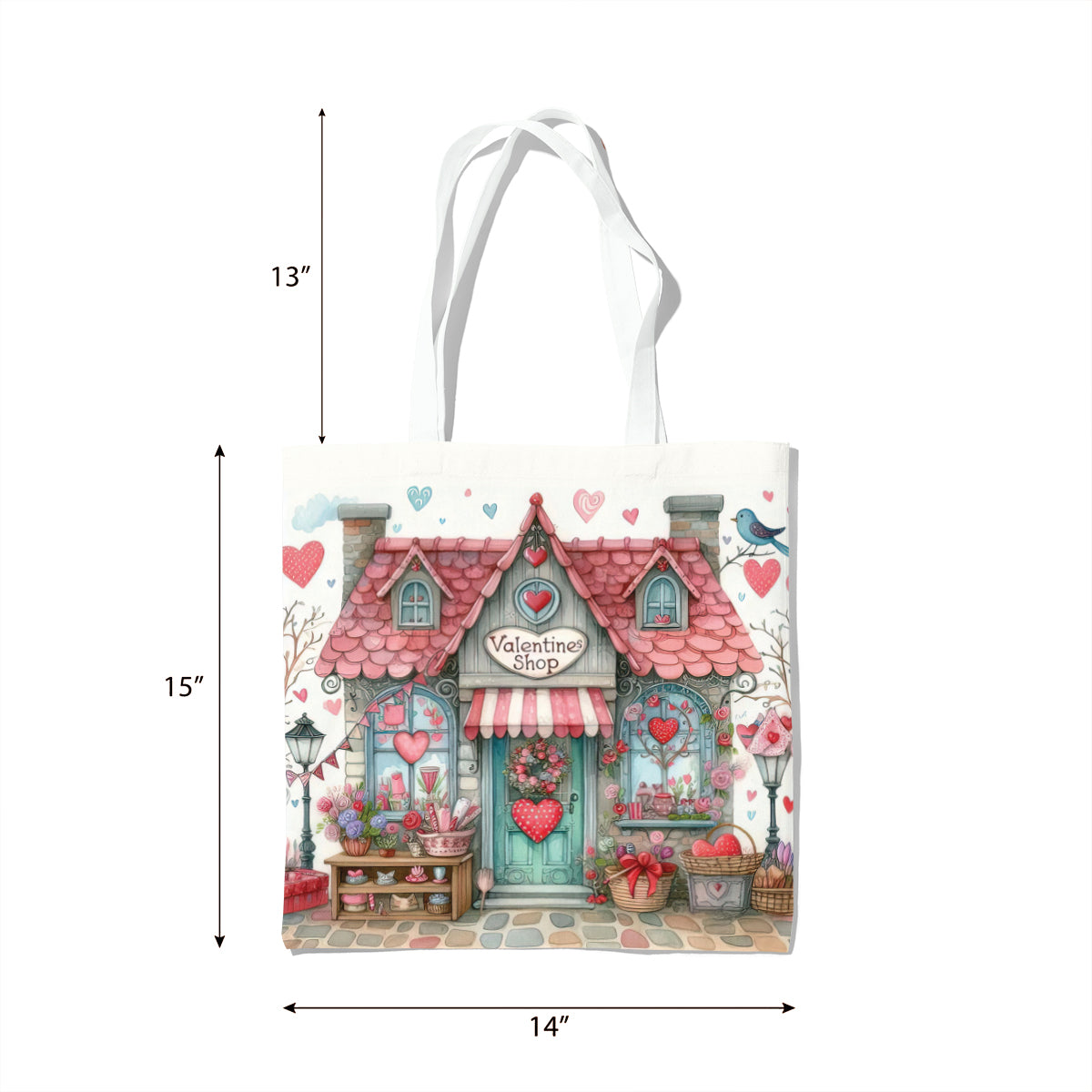 Sweet Valentine Cottage Shop Tote Bag
