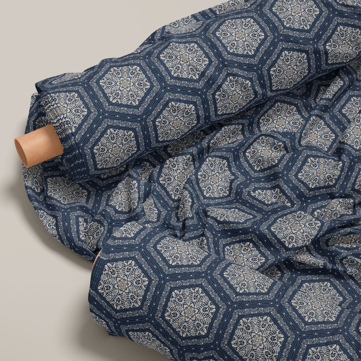 Cloud Burst Aztec Pattern Geometric Print