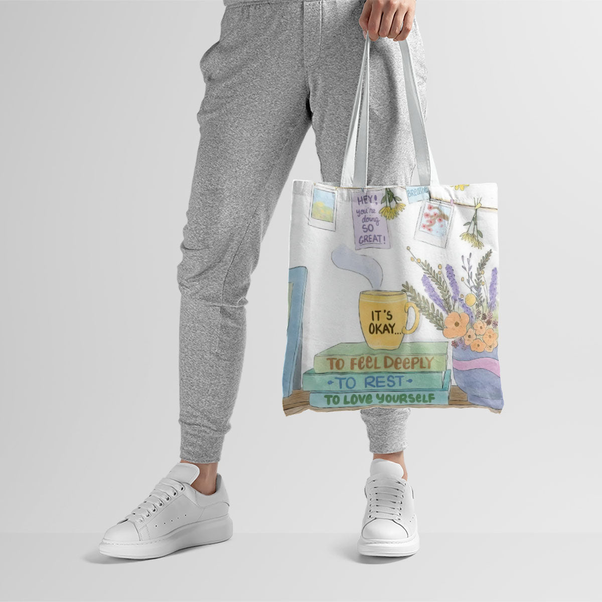 Love Yourself Canvas Tote Bag