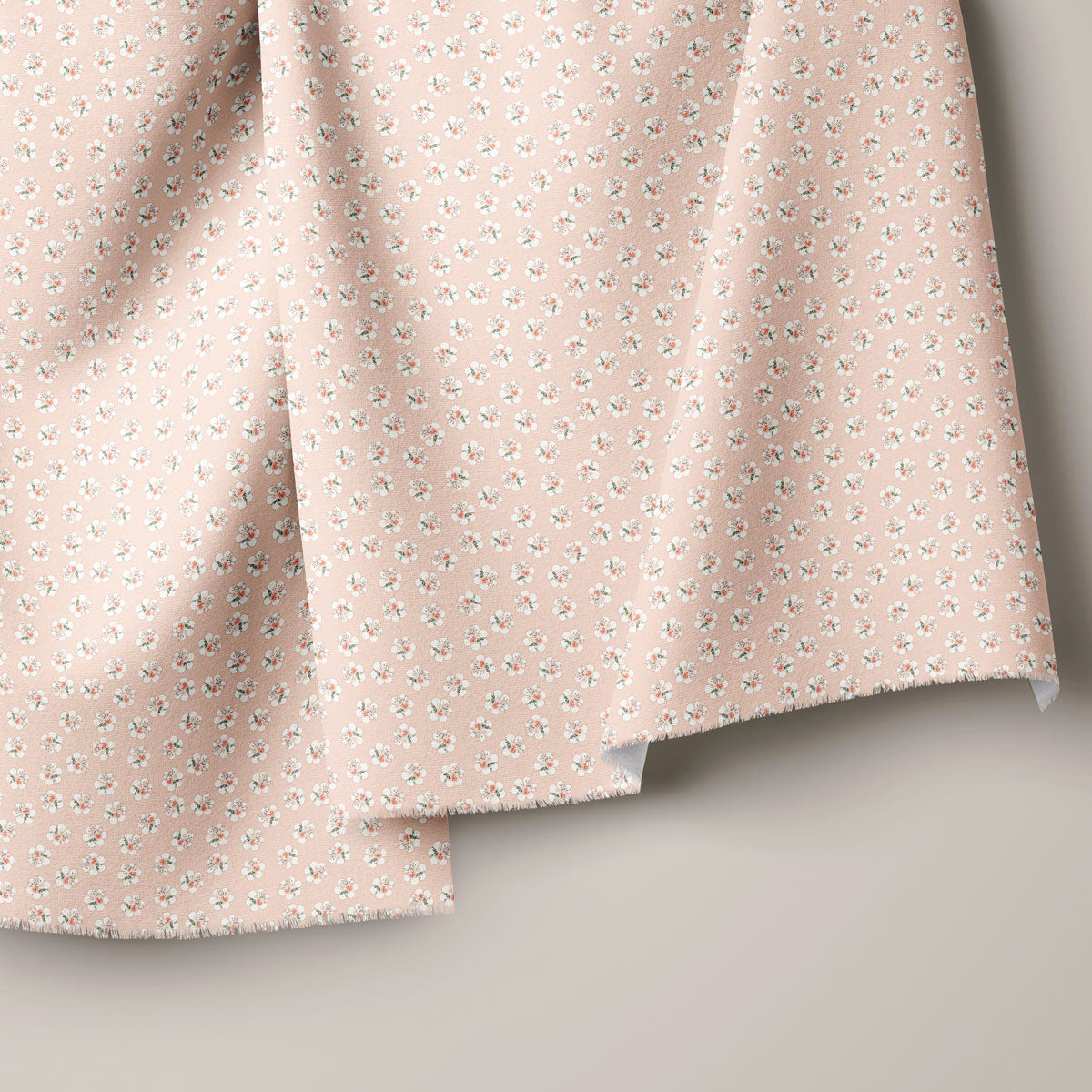 Orange Rose Floral Print