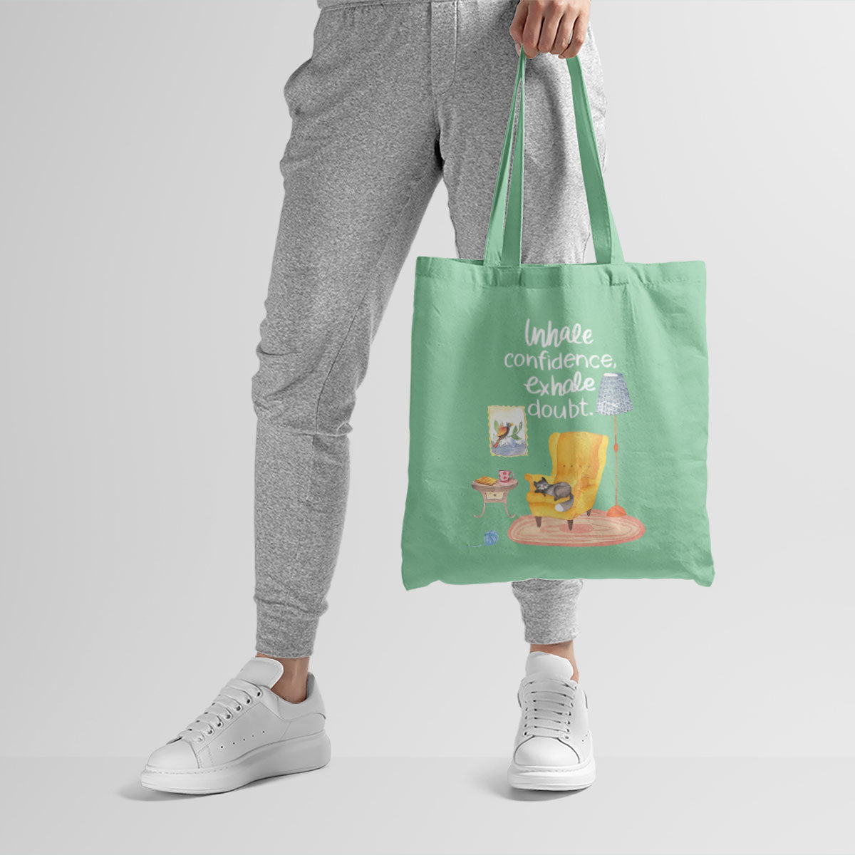 Self Care Canvas Tote Bag
