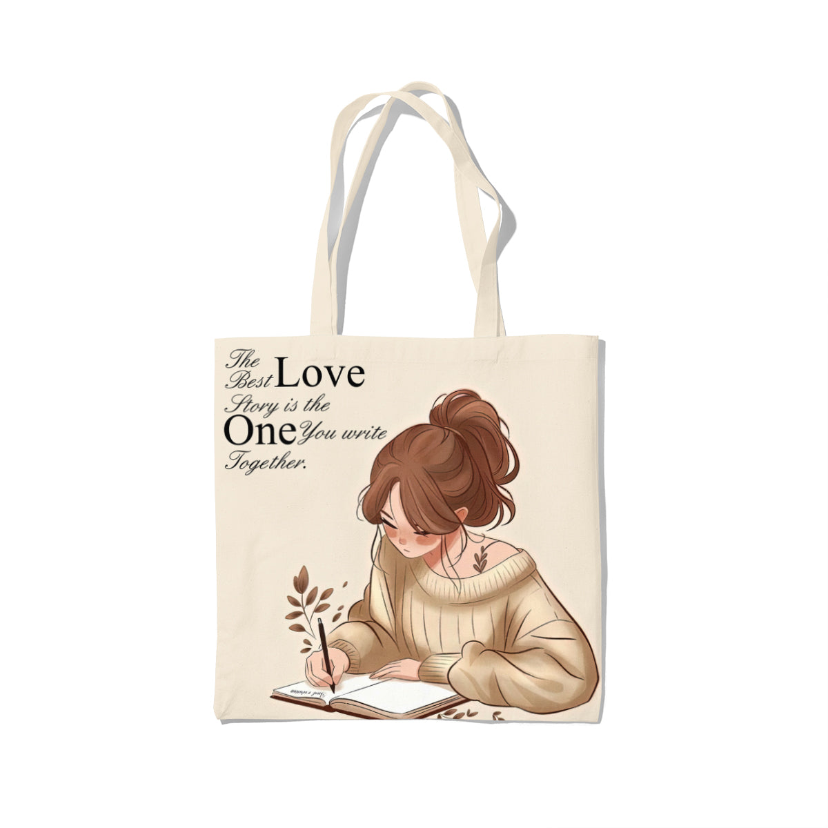 Rustic Cozy Reading Corner Illustration Tote Bag