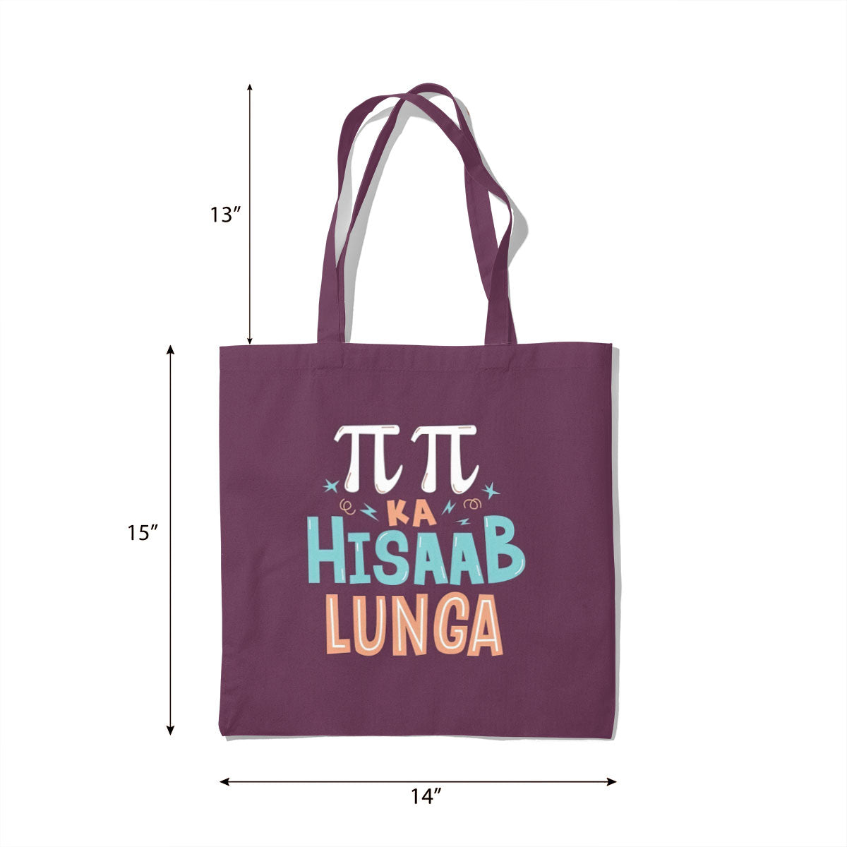 Hisaab Canvas Tote Bag