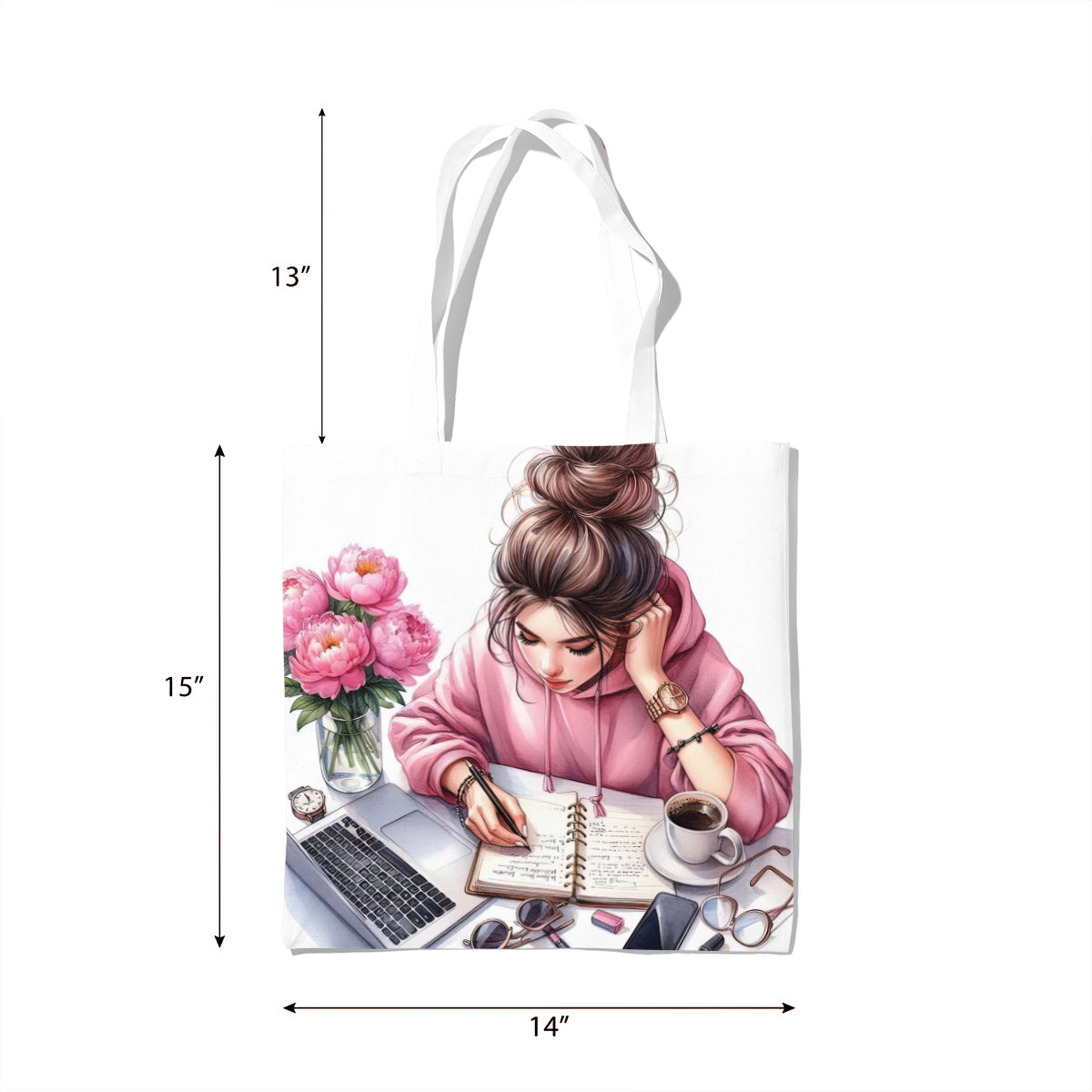 Sunny Day Wanderer Travel Girl Tote Bag