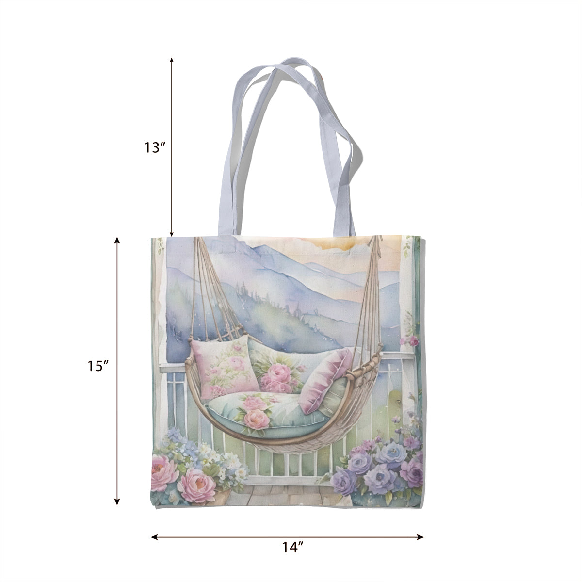 Lavender Hammock Mountain Morning Tote Bag