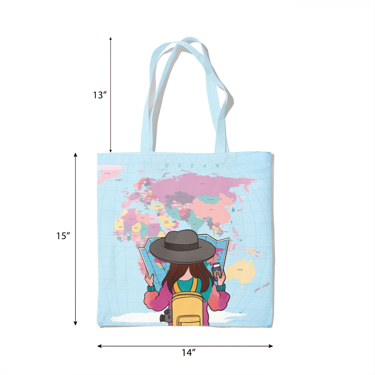 Adventure Awaits Canvas Tote Bag