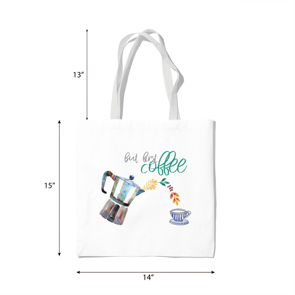 Brewed Awakening Canvas Tote Bag