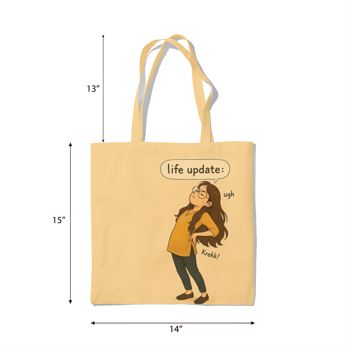 Life Update Ugh Pregnancy Humor Tote Bag