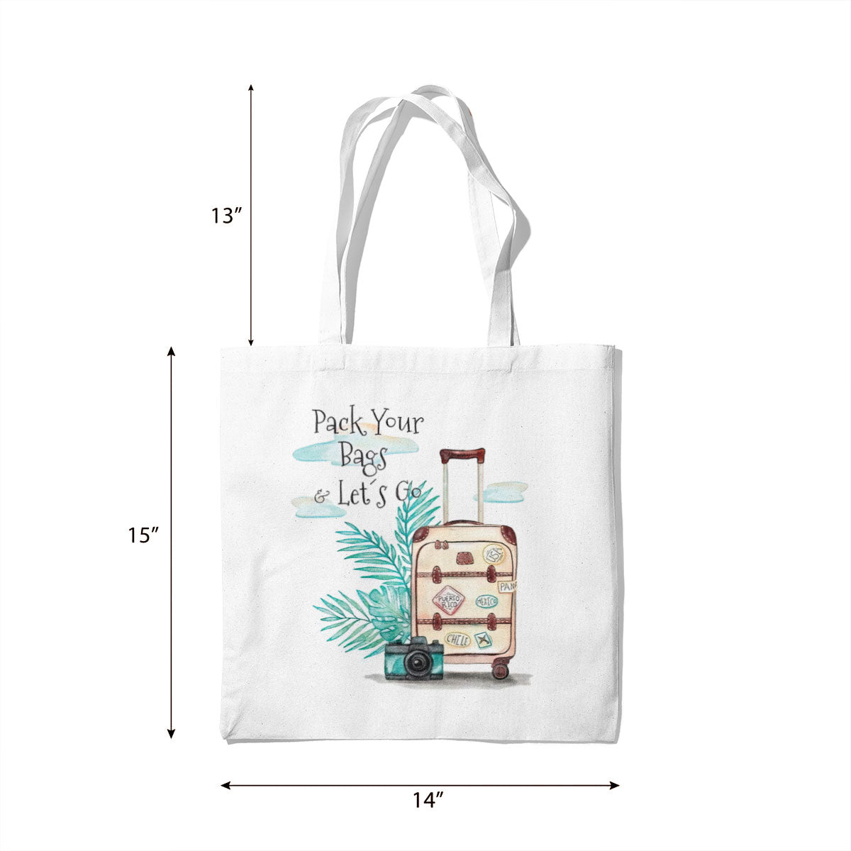 Pack Your Bags Canvas Tote Bag