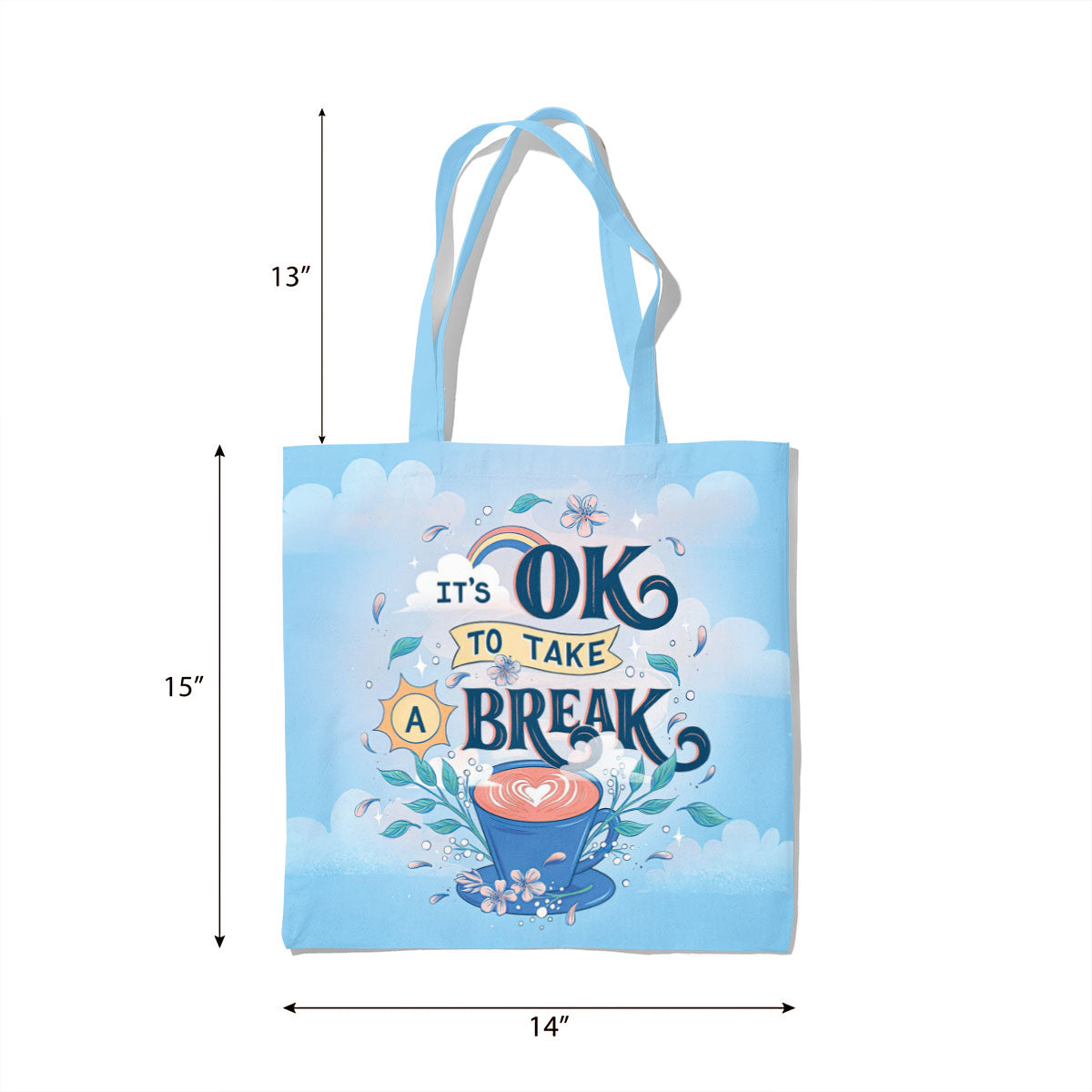 Take A Break Canvas Tote Bag
