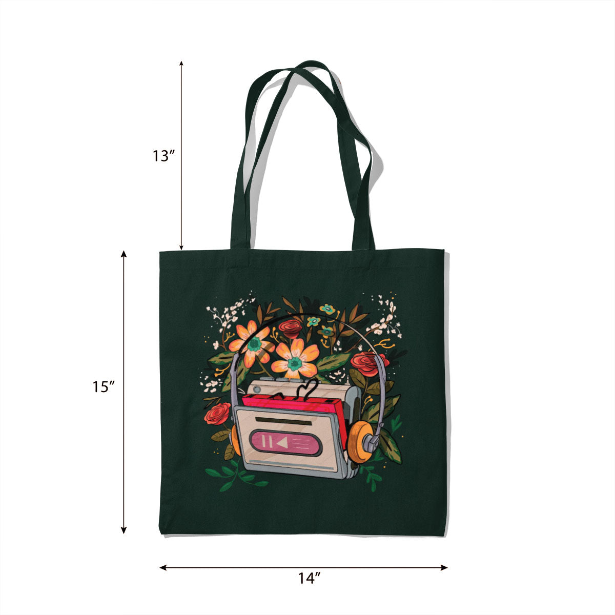 Mixtape Melody Canvas Tote Bag