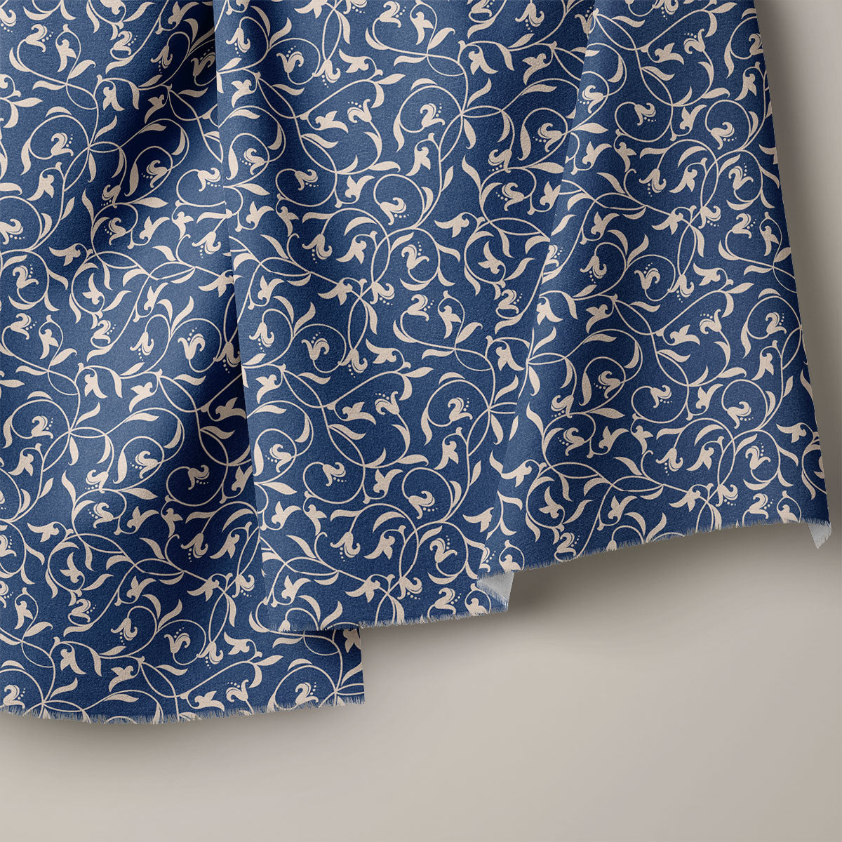 Nile Blue And Star Dust Pattern Geometric Print