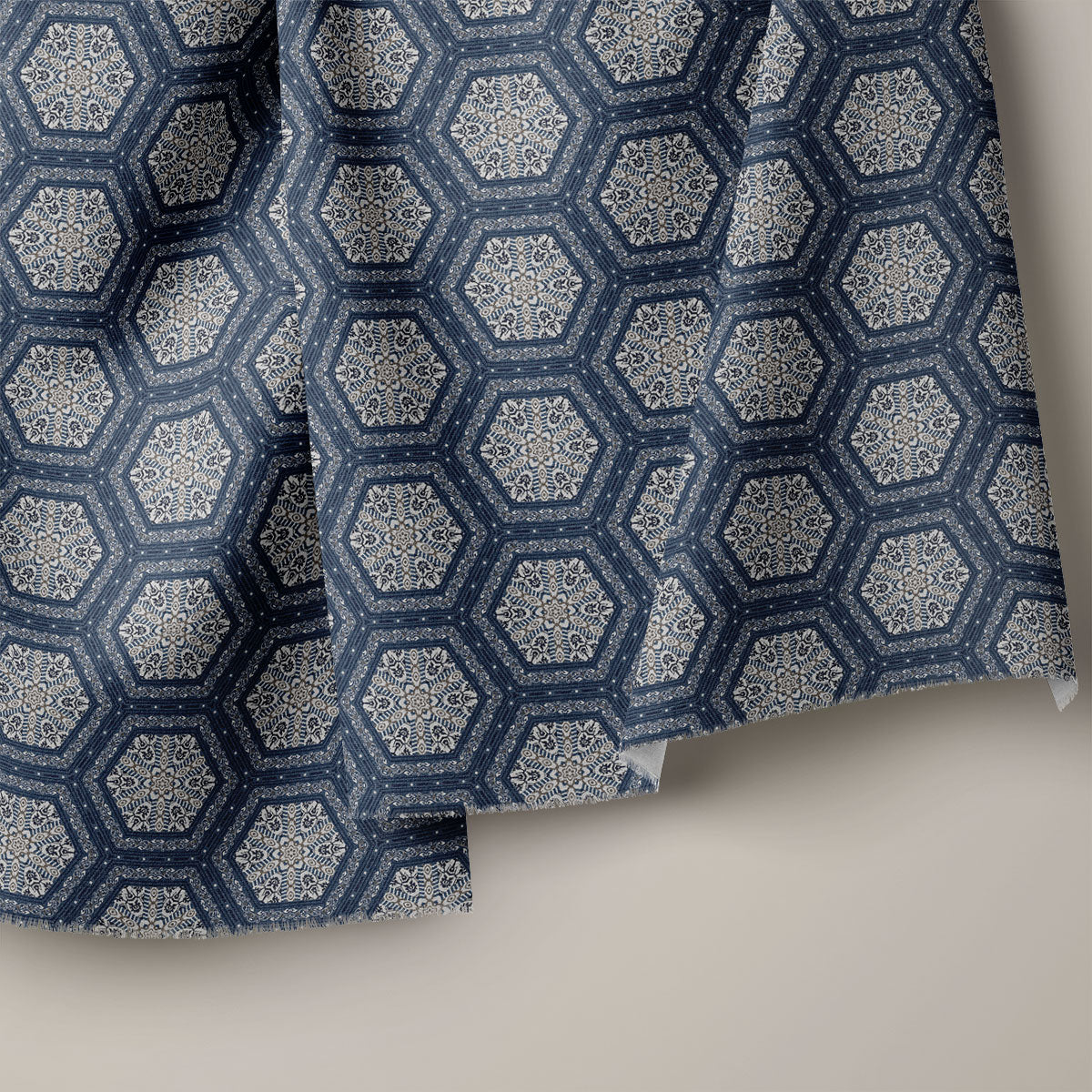 Cloud Burst Aztec Pattern Geometric Print