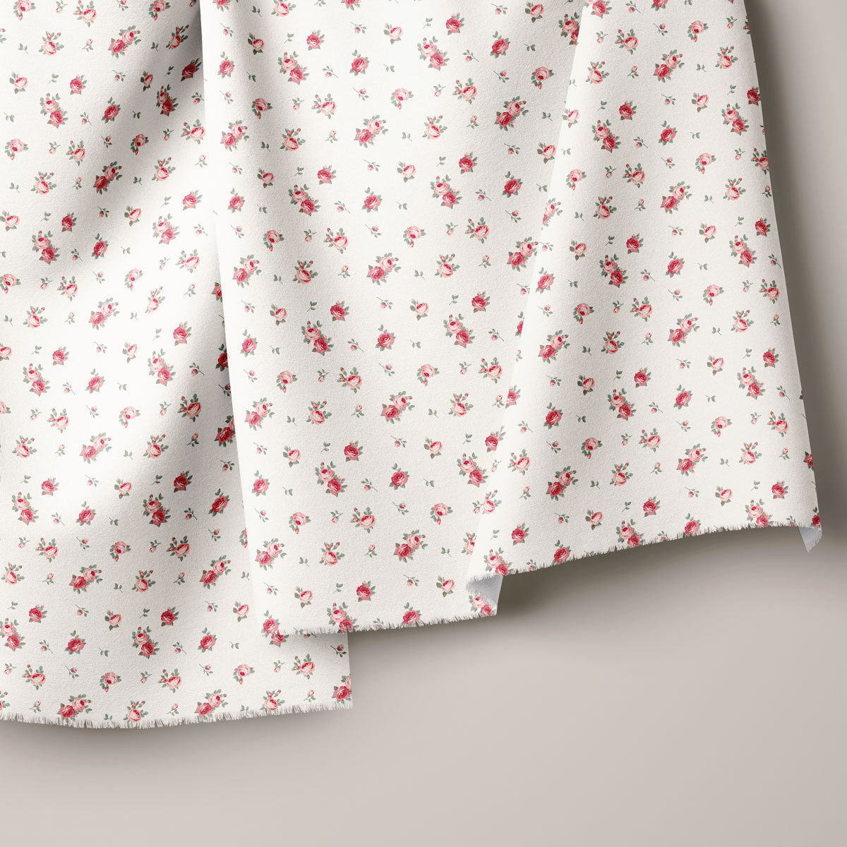 Red Rose Floral Print
