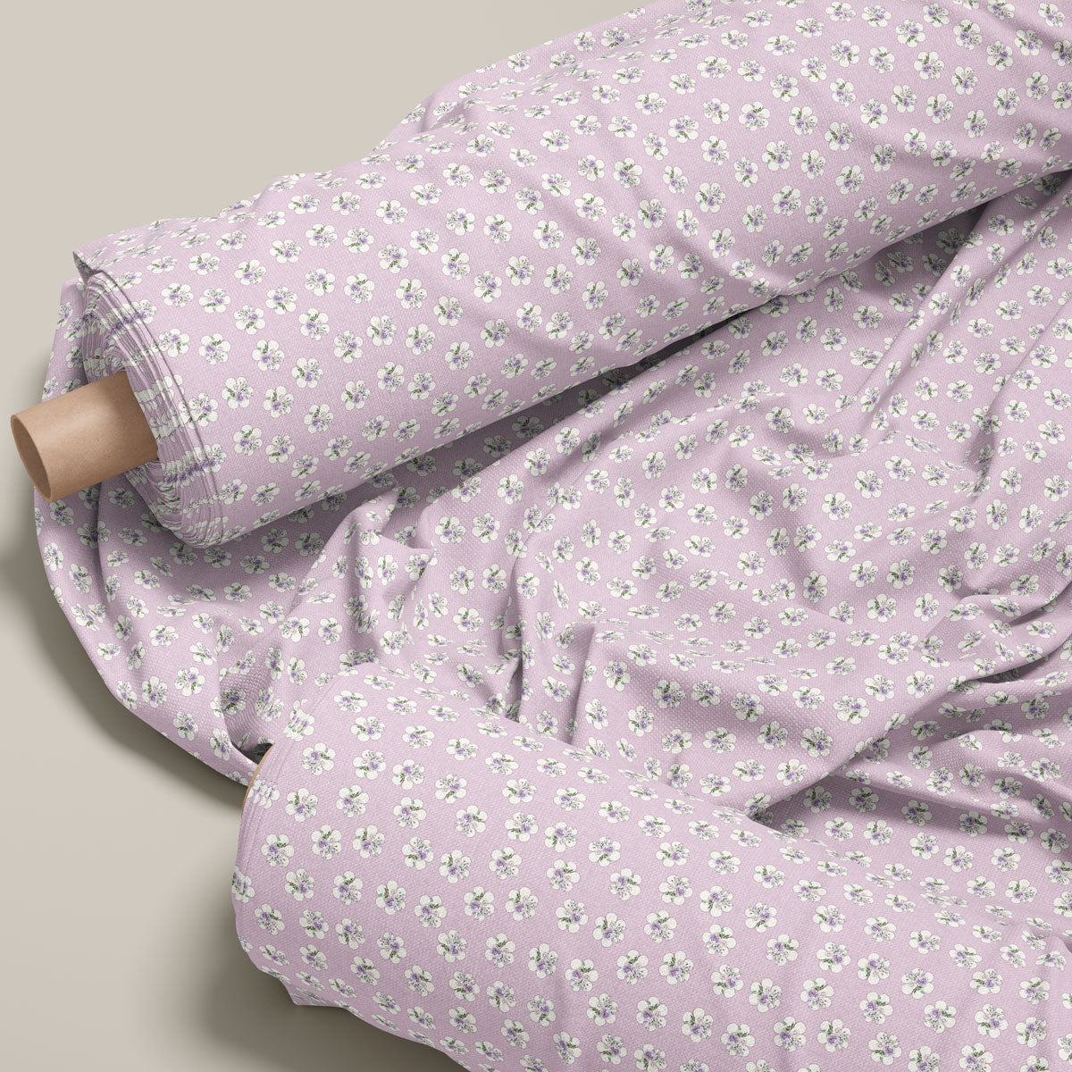 Pink Rose Floral Print