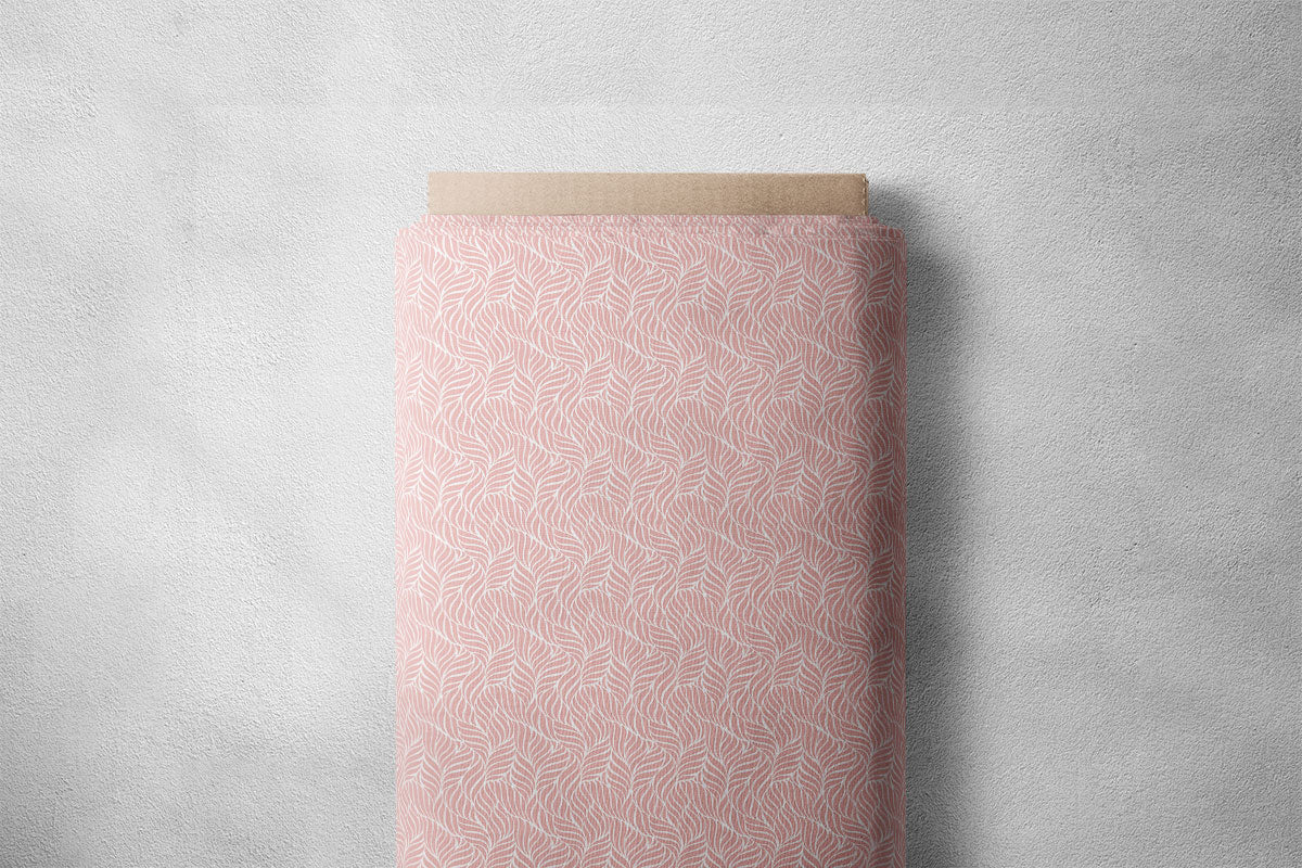 Carnation Pink Striped Pattern Geometric Print
