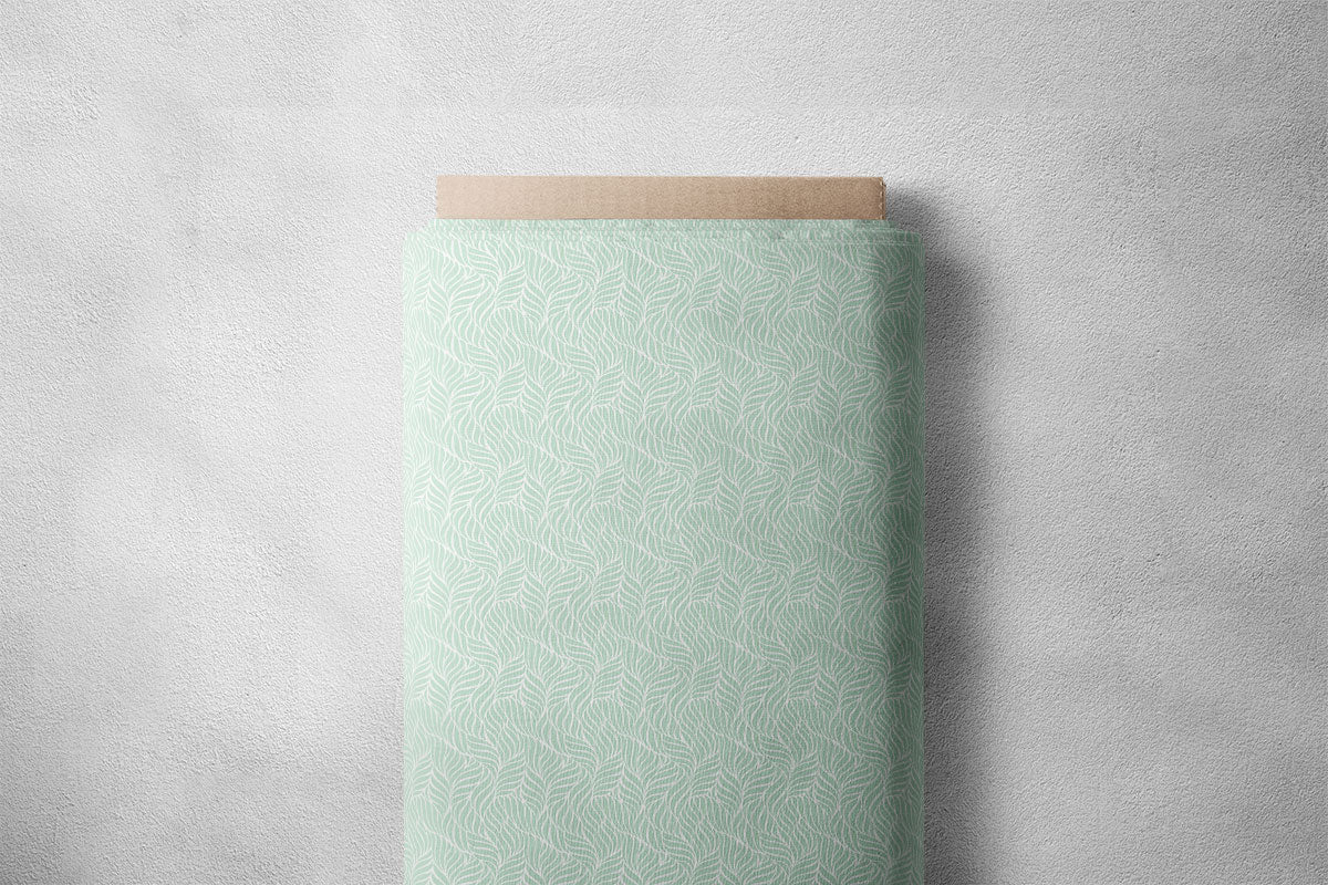 Celadon Striped Pattern Geometric Print
