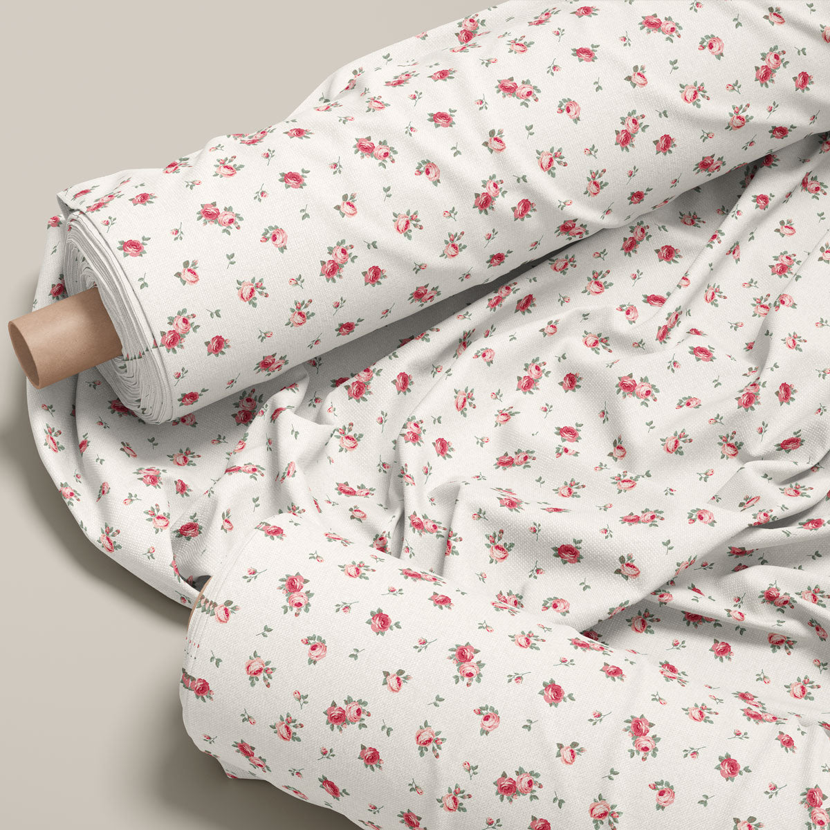 Red Rose Floral Print