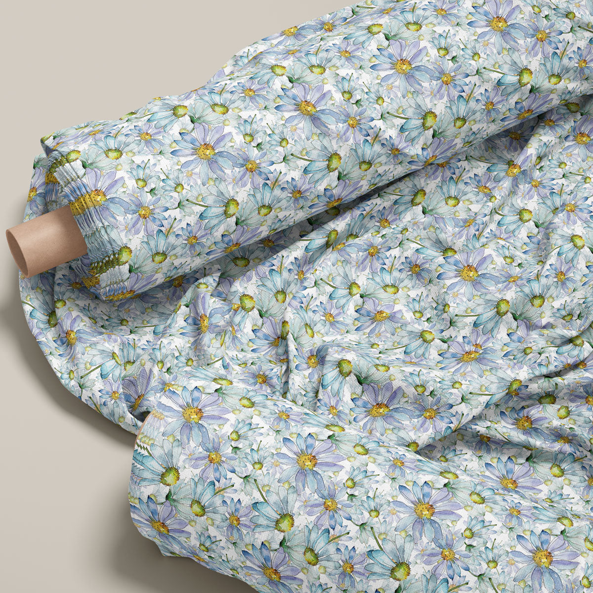 Lavender Daisies Floral Print