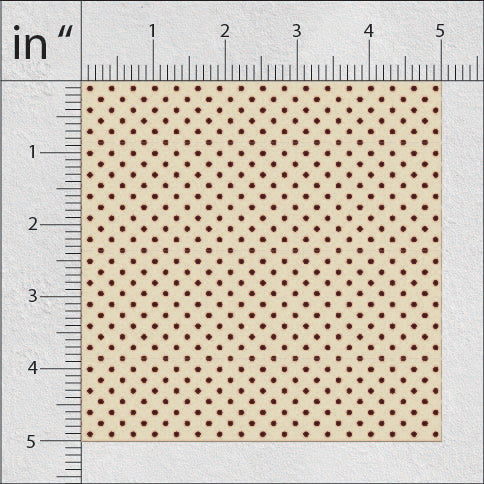 Vanilla And Charcoal Polka Dots Print