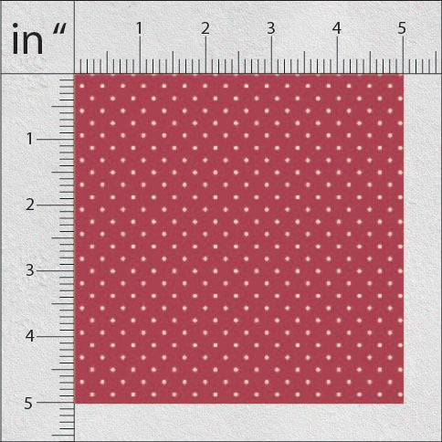 Cherrywood And Solid Pink Polka Dots Print