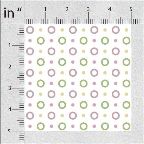 Lavender Pinocchio Pattern Geometric Print