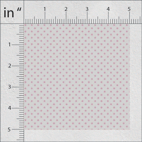 Dusty Grey And Dusky Rose Polka Dots Print