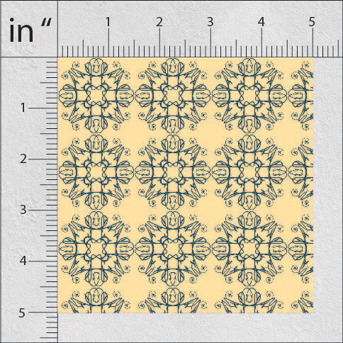 Ginger Brown Pattern Geometric Print