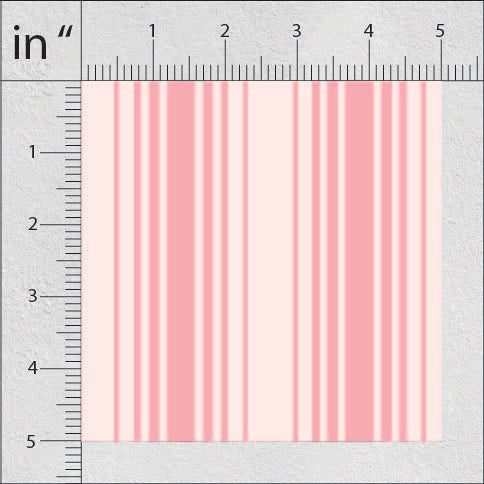 Deep Blush Stripes Print