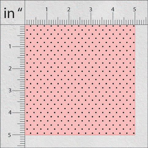 Pinkish Brown And Dark Polka Dots Print