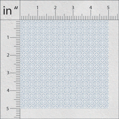 Light Slate Grey Geometric Print