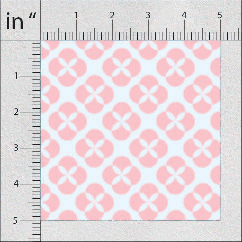 Turkish Rose And Spun Pearl Pattern Geometric Print