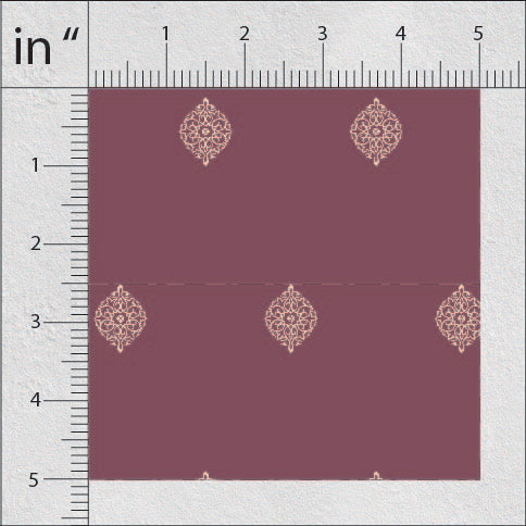 Deep Coffee And Lemon Grass Pattern Geometric Print